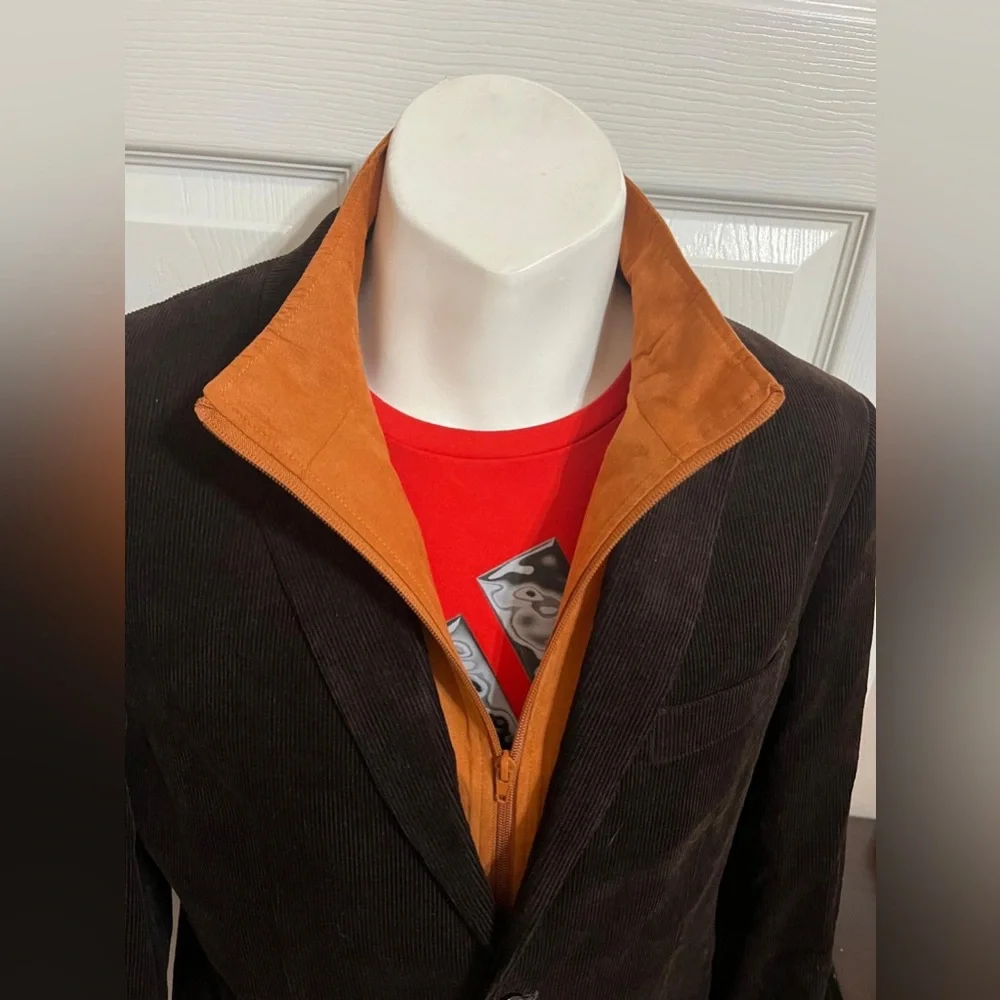 Linea Uomo Brown Corduroy Jacket
